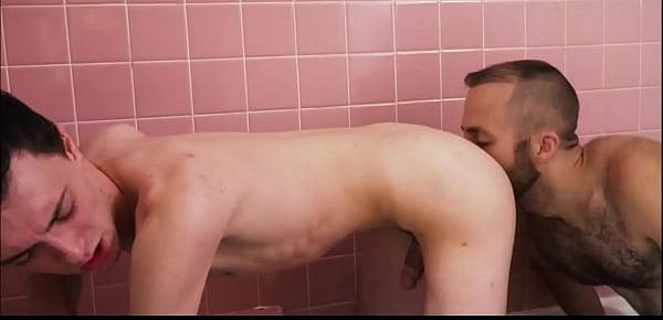  Horny Step Dad Takes Shower With Twink Step Son And Teaches Him How To Fuck